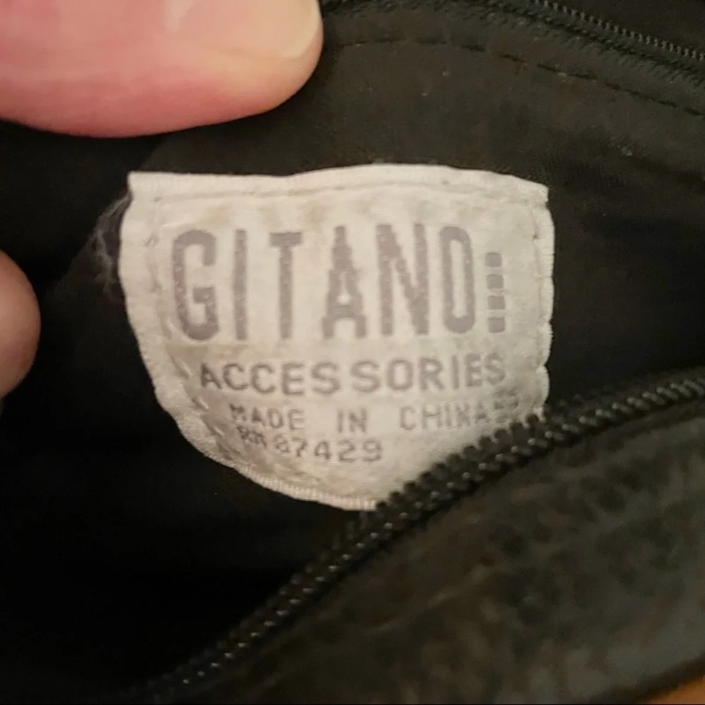 Gitano Vintage 90s Crossbody Faux Leather Shoulder Bag Vegan